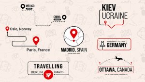 Videohive Travel Destination Location Titles | Lowerthirds Text Package Part 1 Titles template preview