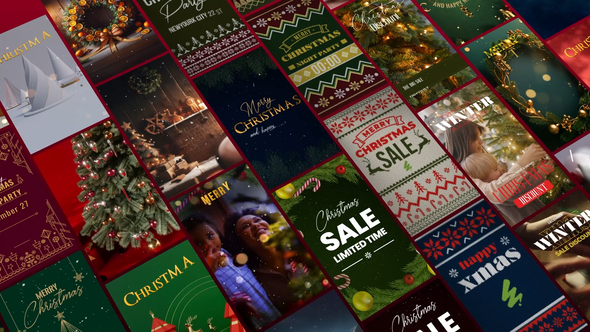 Videohive Christmas Story & Reels v3 Broadcast-packages template preview