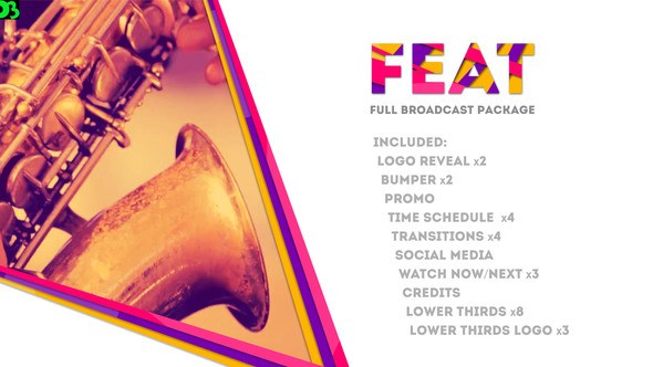 FEAT: Full Broadcast Package Video Displays template preview