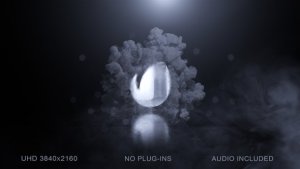 Videohive Elegant Smoke Logo Logo Stings template preview