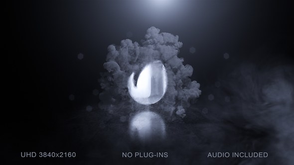 Videohive Elegant Smoke Logo Logo Stings template preview