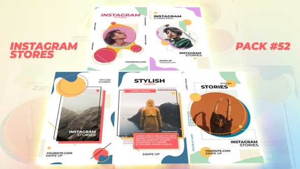 Videohive Abstract Stories Pack Elements template preview
