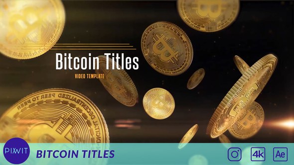 Videohive Bitcoin Titles 35929140 Titles template preview