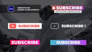 Videohive Youtube Subscribe 46485855 Elements template preview
