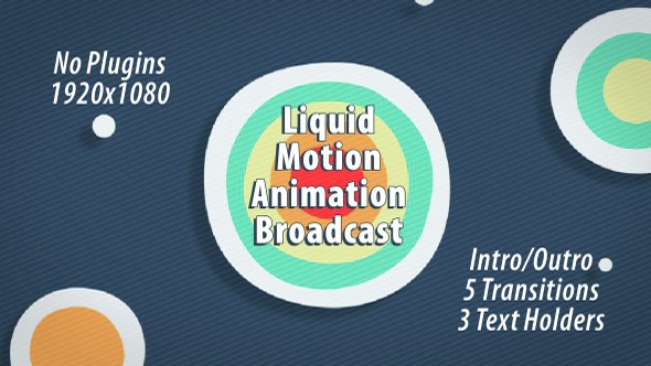 Videohive Liquid Motion Animation Broadcast Broadcast-packages template preview