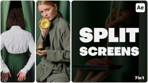 Videohive Multiscreen Transitions - 3 Split Screen - Vol. 03 Elements template preview