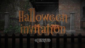 Videohive Halloween Party Invitation 34083331 Openers template preview