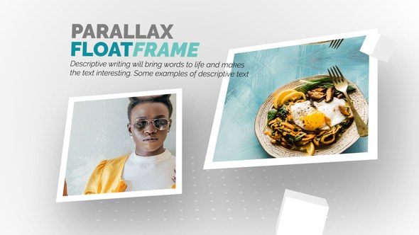 Videohive Float Frame Slideshow Video Displays template preview