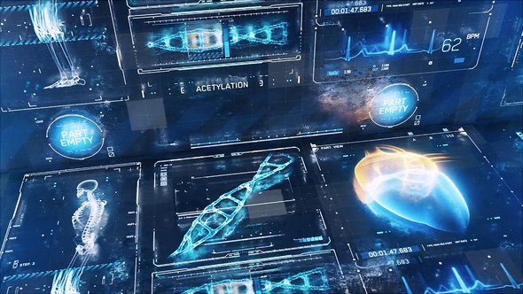 HUD Elements Video Displays template preview