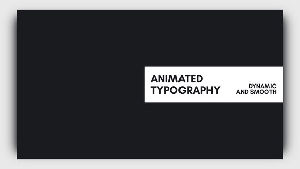 Videohive Animated Typography 21585239 Titles template preview