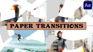 Videohive Paper Hand Drawn Seamless Transitions | After Effects Elements template preview