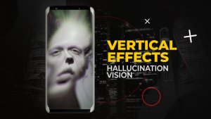 Videohive Vertical Hallucination Vision Effects | After Effects Elements template preview