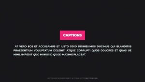 Videohive Titles - Captions Titles template preview