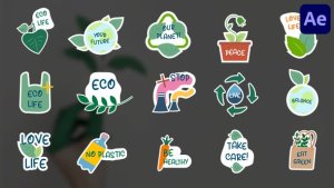 Videohive Ecology Titles for After Effects Titles template preview