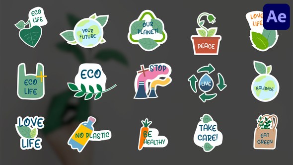 Videohive Ecology Titles for After Effects Titles template preview