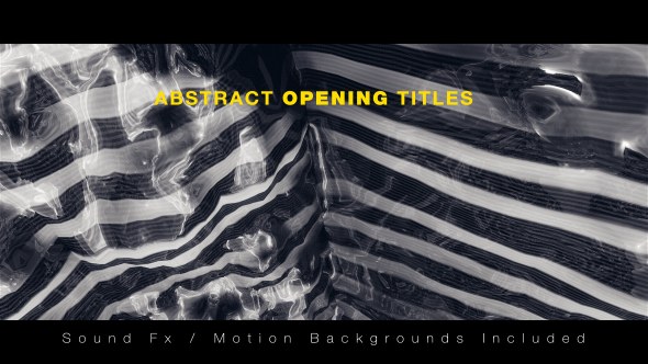 Videohive Abstract Opening Titles Openers template preview