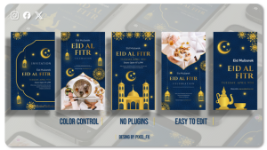 Videohive Eid al-Fitr Mubarak I Ramadan Instagram Stories V1 Ramadan template preview