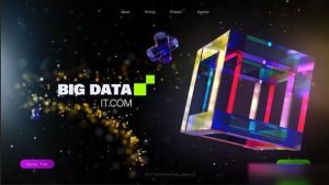 Videohive 3D Cube Glass Colorful IT Opener Openers template preview