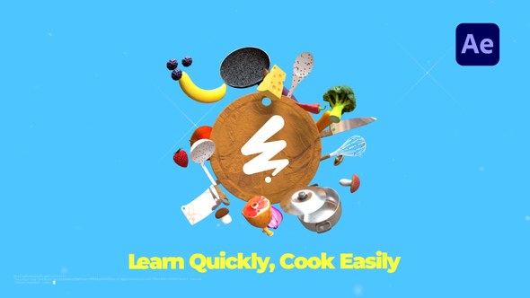 Videohive Cooking Show Logo Reveal Logo Stings template preview