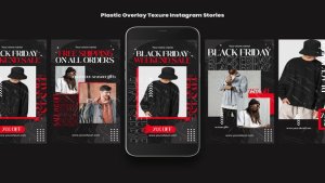 Videohive Plastic Overlay Instagram Storie Product Promo template preview
