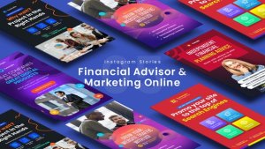 Videohive Financial Advisor & Marketing Online Instagram Stories Product Promo template preview
