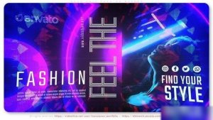 Videohive Neon Chic Fashion Opener Openers template preview