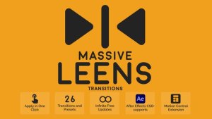 Videohive Massive Leens Transitions Elements template preview