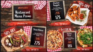 Videohive BBQ Menu - Restaurant Promo Product Promo template preview