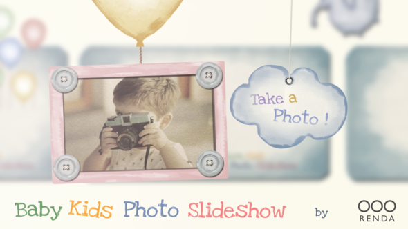 Videohive Baby Kids Photo Slideshow Video Displays template preview