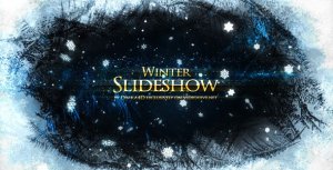 Winter Slideshow Video Displays template preview