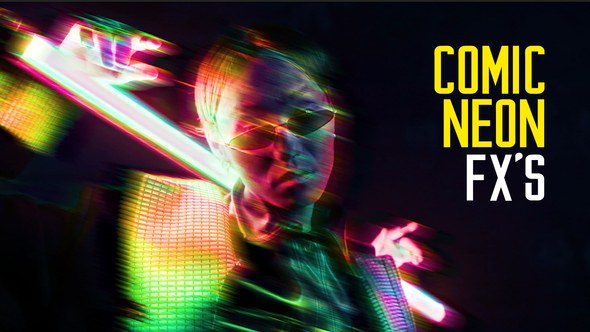 Videohive Comic Neon Effects | After Effects Elements template preview