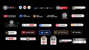 Videohive YouTube Subscriber Pack 29947753 Elements template preview