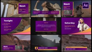 Videohive Gradient Broadcast Package Broadcast-packages template preview