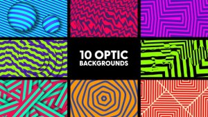 Videohive Optic Backgrounds Elements template preview