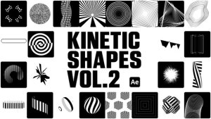 Videohive Kinetic Shapes 2 Elements template preview