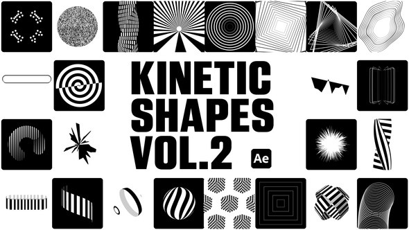 Videohive Kinetic Shapes 2 Elements template preview