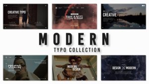 Videohive Modern Typography 50363948 Titles template preview