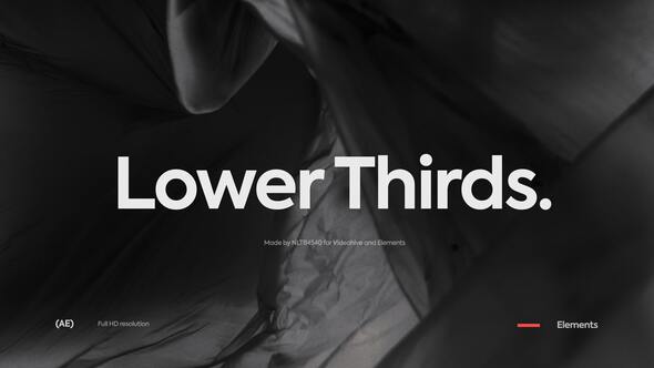 Videohive Lower Thirds 37667446 Elements template preview