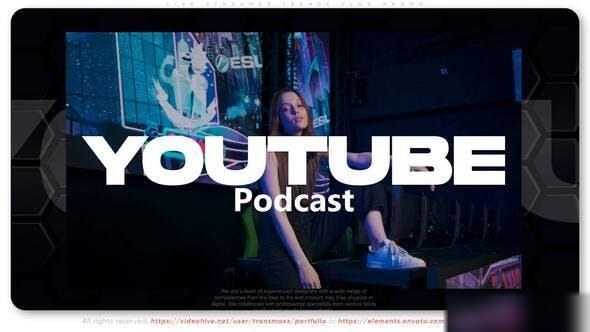Videohive Live Streamer Trendy Vlog Promo Openers template preview