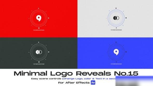Videohive Minimal Logo Reveal 15 Logo Stings template preview