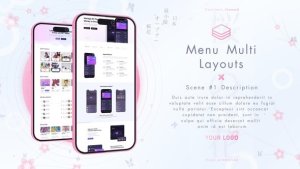 Videohive Sakura App Promo Product Promo template preview