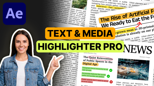 Text Highlight Pro Premiere Pro template preview