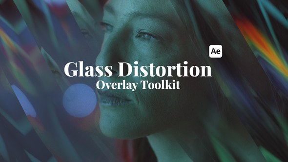 Videohive Glass Distortion Overlays Elements template preview