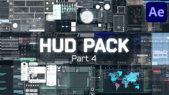 Videohive HUD Pack | Part 4 Elements template preview