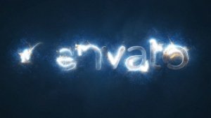 Electric Storm Light Logo Video Displays template preview