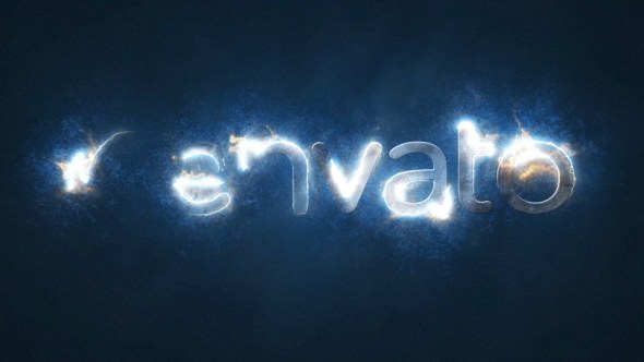 Electric Storm Light Logo Video Displays template preview