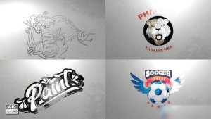 Videohive Ink Logo 39037011 Logo Stings template preview