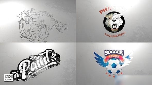 Videohive Ink Logo 39037011 Logo Stings template preview
