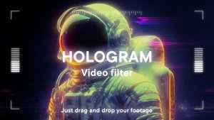 Videohive Hologram Video Filter Effect Template Elements template preview