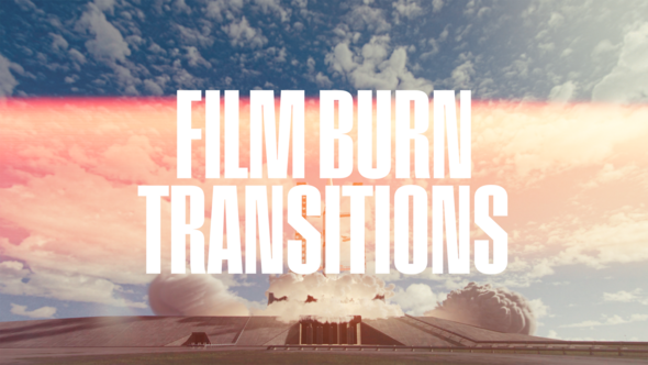Videohive Film Burn Transitions 54895688 Elements template preview